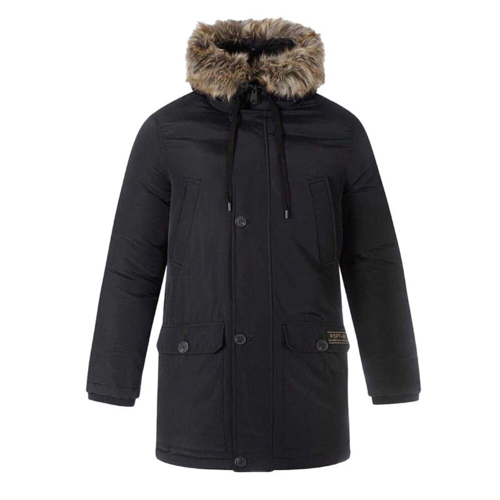 Minoti Mens Padded Parka / Black